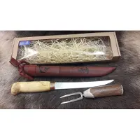 Wood Jewel Fileerausveitsi ja Kalapiikki lahjapakkauksessa