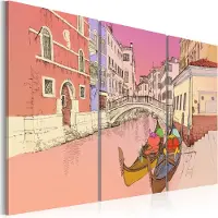 Artgeist Romantic Gondolas taulusetti
