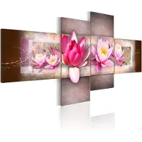 Artgeist Delicate Water Lilies taulusetti