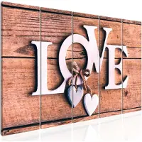 Artgeist Wooden Letters Narrow taulusetti