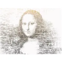 Artgeist Leonardo da Vincin päiväkirja fototapetti