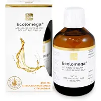 Raw Organic Ecolomega Sitruunan makuinen kalaöljy 200 ml