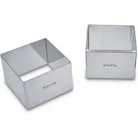 Städter 6 x 6 cm 2 kpl jälkiruokamuotti