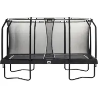 Salta Premium Black Edition 396x244 cm 84 jousta trampoliini turvaverkolla