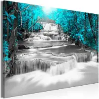 Artgeist Cascade Of Thoughts Wide Turquoise taulu
