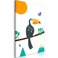 Artgeist Toucan And Butterflies taulu