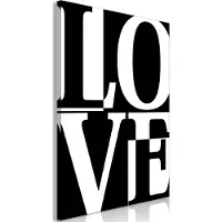 Artgeist Black And White Love Vertical taulu