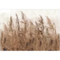 Kärkkäinen Artgeist Tall Grasses - Brown itseliimautuva fototapetti