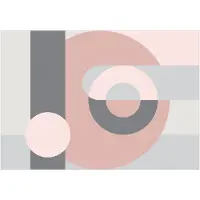Kärkkäinen Artgeist Geometric Wreath (Pink) itseliimautuva fototapetti