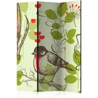 Artgeist Bird And Lilies Vintage Pattern 3-osainen sermi
