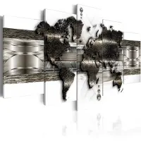 Artgeist Metal World Map II taulusetti