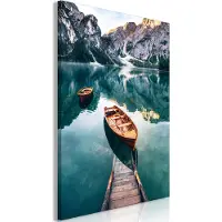 Artgeist Boats In Dolomites taulu