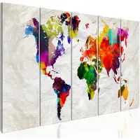Artgeist Crumpled Map taulusetti