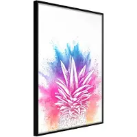Artgeist Rainbow Pineapple Crown juliste