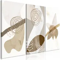 Artgeist Beige Trio (3 Parts) taulusetti
