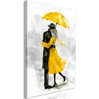 Artgeist Under Yellow Umbrella (1 Part) Vertical taulu