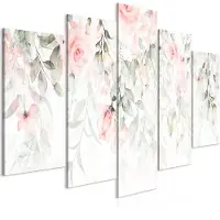 Artgeist Waterfall of Roses (5 Parts) Wide - First Variant taulusetti