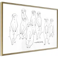 Artgeist Meerkat Lookout juliste