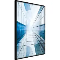 Artgeist Steel And Glass (Blue) juliste