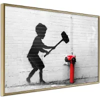 Artgeist Banksy: Hammer Boy juliste