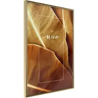 Artgeist Banana Leaves With a Message (Sepia) juliste