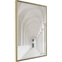Artgeist White Colonnade juliste