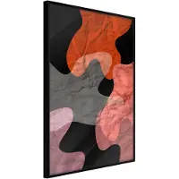 Artgeist Colourful Camouflage (Orange) juliste