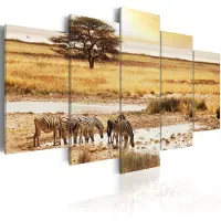 Artgeist Zebras On A Savannah taulusetti