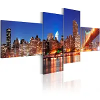 Artgeist Night Panorama - Nyc taulusetti