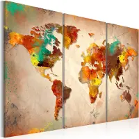 Artgeist Painted World - Triptych taulusetti