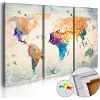 Artgeist Free As A Bird [Cork Map] korkkitaulusetti