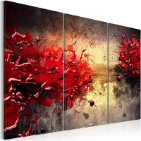 Artgeist Red Splash taulusetti