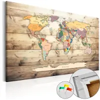 Artgeist The World At Your Fingertips [Cork Map] korkkitaulu