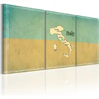 Artgeist Map: Italy taulusetti