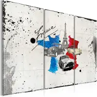 Artgeist Ranskan Matkustaja - Triptyykki taulusetti