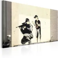 Artgeist Sniper And Child By Banksy taulu