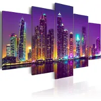 Artgeist Purple Nights taulusetti