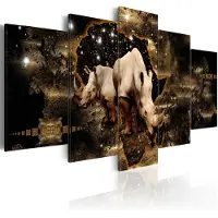 Artgeist Golden Rhino Wide taulusetti