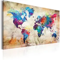 Artgeist World Map: Urban Style taulu