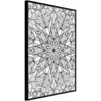 Artgeist Colourless Mandala juliste