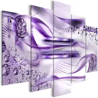 Artgeist Underwater Harp Wide Violet taulusetti