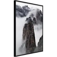 Artgeist Clouds Pierced By Mountain Peaks juliste