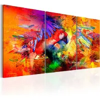 Artgeist Colourful Parrot taulusetti
