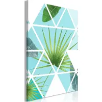 Artgeist Geometric Palm Vertical taulu