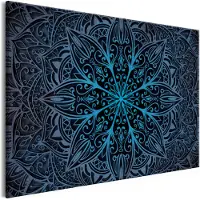 Artgeist Oriental Flowers Narrow Blue taulu