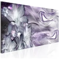 Artgeist Lilies And Waves Narrow Pale Violet taulu