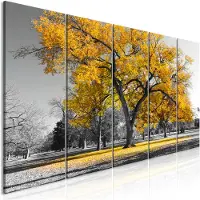 Artgeist Autumn In The Park Narrow Gold taulusetti