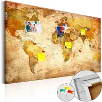Artgeist World Map: Time Travel korkkitaulu