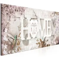 Artgeist Home And Hummingbirds Beige Narrow taulu