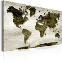Artgeist World Map: Green Planet taulu